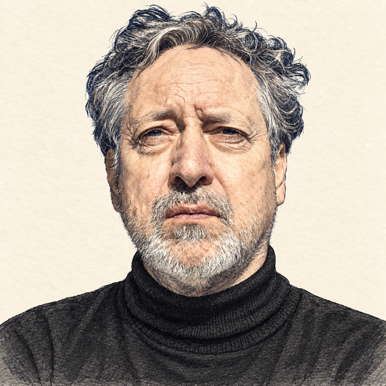 Portrait illustré de Jean Patrick Demange en 2026.